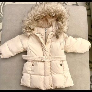 ZARA DOWN COAT INFANT SIZE 9-12mos